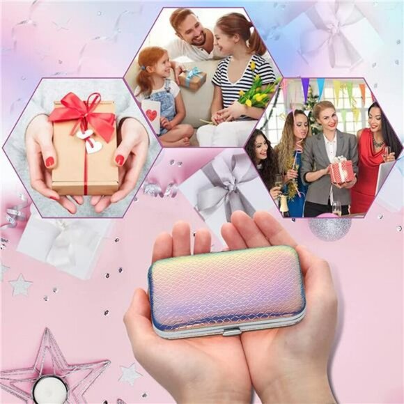 Aceoce Manicure Set Nail Clippers Pedicure Kit Grooming Tools with Travel Case - Picture 5 of 8